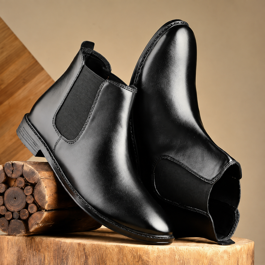 Classic Black Chelsea Boots for Men